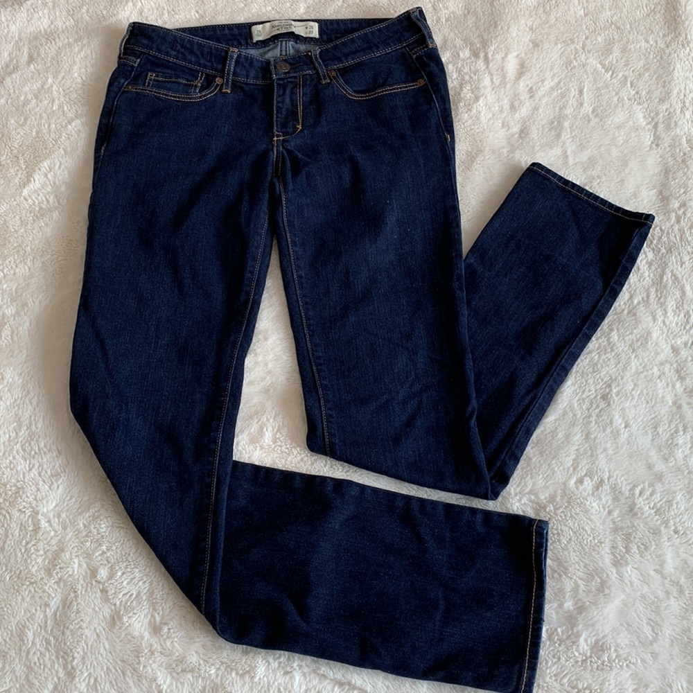 Abercrombie & Fitch Dark Blue Jean• Size 26X 33